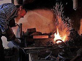 Salzburg Freilichtmuseum - Blacksmith Craftsmen at Adventroas
